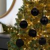 Hallmark Black Shatterproof Christmas Ornaments Set, 24-Piece