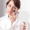 Frcolor Hand Mirror, Hand Mirror, Makeup Mirror, Handheld Simple, Portable Mirror, Round Compact, For Home Use, Travel, Portable Mirror, Stylish (White)