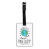 Gift Base World's Best Van Lady Visual Luggage Tag with Black Strap