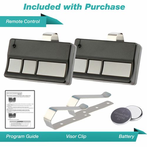2 For LiftMaster 61LM 62LM 63LM 9 Code Switch Garage Door Car Remote
