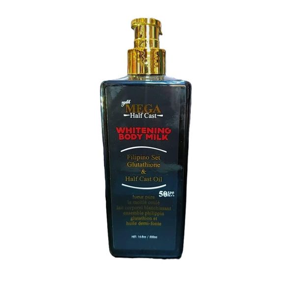 MEGA HALFCAST WHITENING BODY MILK 500ML