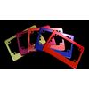 Motorcycle Anodized Aluminum License Plate Frame - RED
