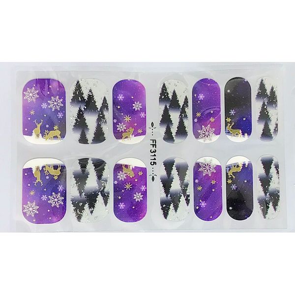 Color Gel  Nail Polish Strips . FF3115. . Read Description Below