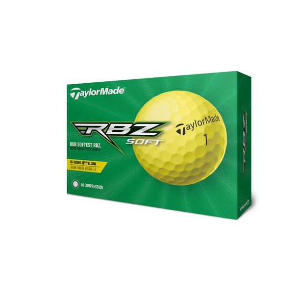 TaylorMade RBZ Soft Golf Balls 1 Dozen (Yellow)