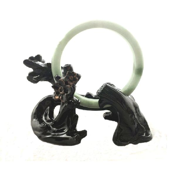 mkki Bracelet Holder Jade Display Rack Bangle Display Shelf Rack Bangles Stand - No Bracelet