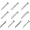 x10 M3.5 x30mm Long Electrical Machine Screws for Light Switch Plug Socket