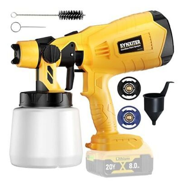 Cordless Paint Sprayer for Dewalt 20V MAX Battery,Electric Handheld Spray