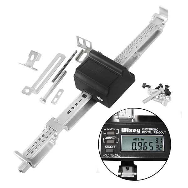 Wixey WR510 Thickness Planer Digital Readout DRO for Portable Planer - Planer Accessories Kit for Dewalt, Delta, Ridgid, Ryobi, Makita, Craftsman, JET, Grizzly, Hitachi, and More!