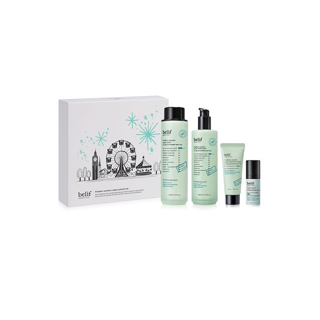 [Belif] Plablum Solution Vegan 2-piece Set (Toner 150ml + Moisturizer 100ml)