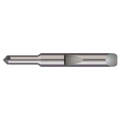 Micro 100 QCS-125-082 Countersink and Chamfer Tool - Quick Change, 82° Included Angle, .030" Tip Dia, .055" LOC, 3 Fl, 3/16" Shank Dia, 1-1/2" OAL, Uncoated