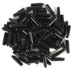 4mm Black Environmental Protection PVC Thread Protector (100pcs in a bag)