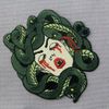 The Bleeding Medusa Embroidered Badge Iron On Sew On Patch