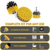 3 PCS Drill Brush Attachment Set Electric Scrubber Multipurpose Cleaning Kitchen