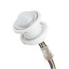 Quentacy Mini Motion Sensor Light Switch 110-220V PIR Sensor Smart Detection Time Delay Adjustable Infrared Induction Detector for Strip LED Ceiling Lamp