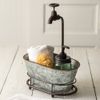 Farmhouse Oval Container With Faucet, Bath Storage, Home Decor
