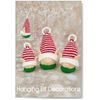 Knitting by Post Knitting Pattern Leaflet for Hanging Elf Decorations from Soft Toy Christmas Decoration A5 Leaflet