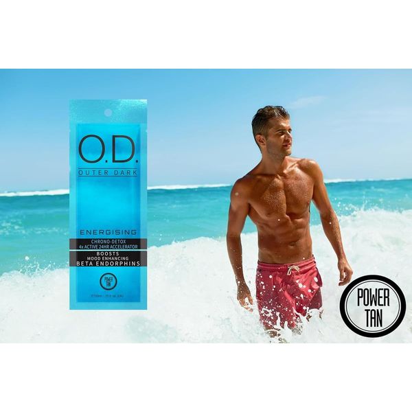 Power Tan Outer Dark Mood Enhancing Sunbed Tanning Accelerator Cream Lotion 20ml