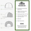 LINDO Trucker Hat - Trout Fishing 2.0 (Gray/White)