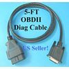 OBD2 OBDII Cable for FOXWELL NT624 Elite EOBD Scanner Scan Tool Reader System