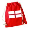 Flox Creative Red Drawstring Bag England Flag