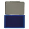 Q Connect Large Stamp Pad Metal Case - Blue