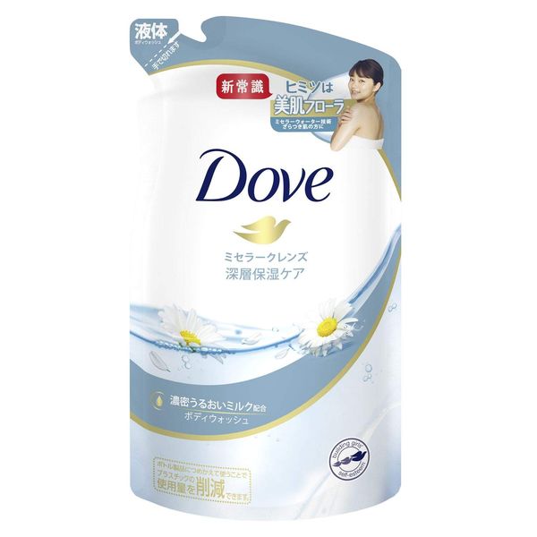 Dove Miracelle Cleens Body Wash, Body Soap, Refill, 12.2 oz (360 g) x 1