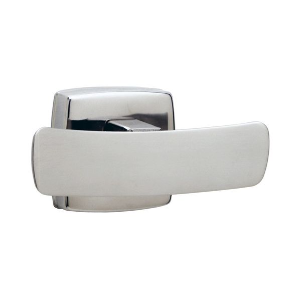 Gamco 7672 Surface-Mounted Double Robe Hook - Bright Finish