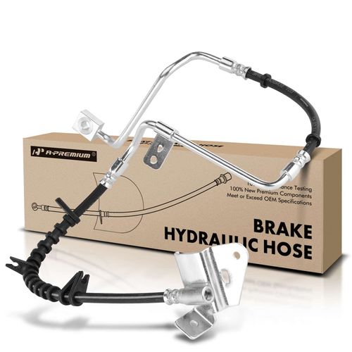 A-Premium Front Driver Side Brake Hydraulic Hose Compatible with Jeep Models - Grand Cherokee 1999 2000 2001 2002 2003