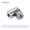 DMiotech 5pcs 4mm-4mm Rotatable Universal Steering Shaft U Joint Coupler Coupler Connector Motor for 3D Printer CNC Machine