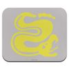 Hidden Temple Silver Snakes Low Profile Thin Mouse Pad Mousepad