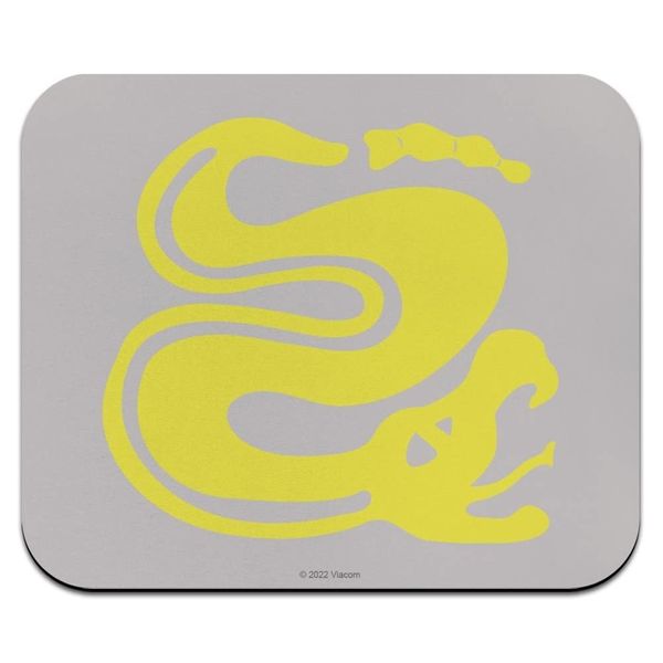 Hidden Temple Silver Snakes Low Profile Thin Mouse Pad Mousepad