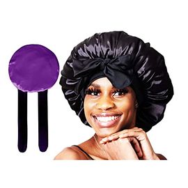 Free Black Friday Deal Mommy And Me Bonnets Set Double Layer Satin Bonnet  Custom Hair Bonnet With Logo - Buy Mommy And Me Bonnets,Satin Bonnet,Hair