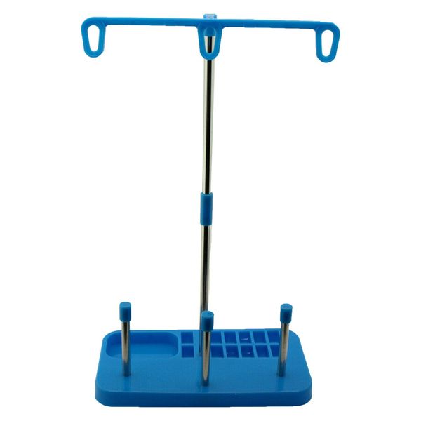 3 Spool Thread Stand for Overlock Sergers, Sewing & Embroidery Machines-Yellow