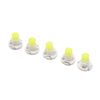sourcingmap 5pcs 12V White T4.2 Car Wedge LED Dash Gauge Instrument Panel Light