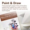 Strathmore Cards & Envelopes 5"X6.875" 6/Pkg-Mixed Media