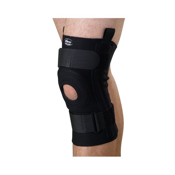 Medline ORT23230S Knee Supports with Removable U-Buttress, Small, Black