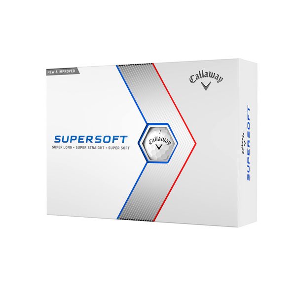 Callaway Golf Supersoft Golf Ball 2023, White