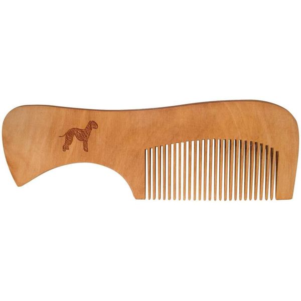 'Bedlington Terrier' Wooden Comb (HA00040113)