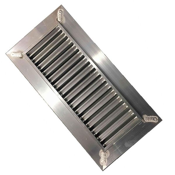 Chameleon 4"x12" 3/8" Thick Floor Vent Registers Matching Floor Tile Hardwood Laminate