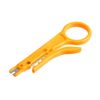 Sanwa Direct 500-LAN-TL2 LAN Cable Peeling Tool with Punch Down Function, Yellow