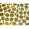 90 Labels, 33mm Diameter Round, Shiny Gold, Colour Code Stickers, Self-Adhesive Sticky Coloured Dots