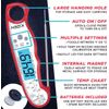 Kizen Digital Waterproof Instant Read Meat Thermometer - Red Or Black