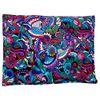 'NUGGLEBUDDY NEW! Microwave Moist Heat & Aromatherapy Organic Rice Pack. Cold Pack. Gorgeous" Paradise Paisley" Fabric with PURE PEPPERMINT Aromatherapy