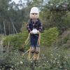 5'11" Rustic Flannel Shirt Scarecrow Fall Yard Stake Outdoor Halloween Decor