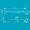 Hazet 13 mm Ratcheting Combination Wrench - Silver