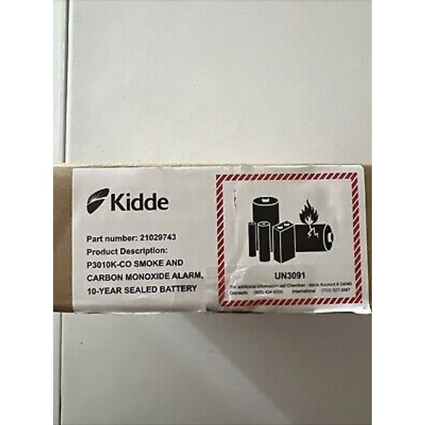 Kidde Smoke Detector & Carbon Monoxide Detector Combo (P3010K-CO)