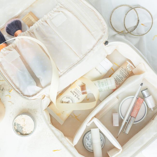Vlando Makeup Bag Organizer,Cosmetic Travel Bag, Travel Makeup Bag