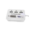 Magik 1-2 Pack 3 Ports USB 2.0 Hub High Speed MS SD M2 TF Memory Card Reader (1 Pack)