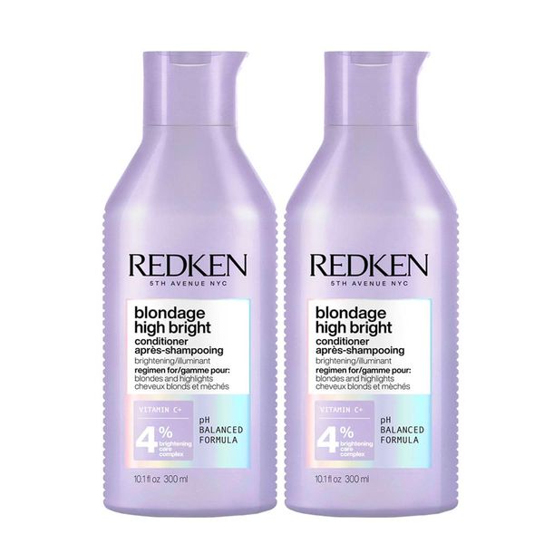 Redken Blondage High Bright Conditioner 300 ml Pack of 2