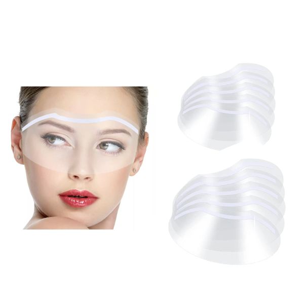 Clear Face Visors, 10 Pcs Eye Shield After Cataract Surgery Plastic Face Shield Transparent Eyelash Shield Shower Face Eye Protector Shields Visors for Microblading Permanent Makeup Eyelash Extensions